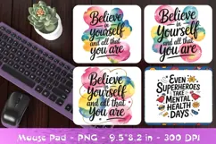 Believe in Yourself Quote PNG Motivational Sublimation Print Product Image 1
