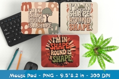 Mouse Pad PNG, Funny Sublimation Design, Mental Health Humor Product Image 1