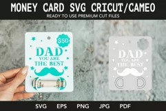 Happy Father's Day Money Card SVGs I Cricut I Silhouette Product Image 1