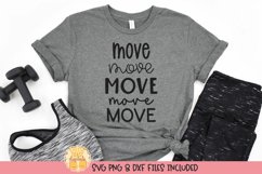 Funny Workout Quote on Shirt Mockup 