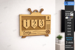 Movie Tracker Laser Cut | Movies Watched Counter |Wall Decor Product Image 1