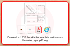 Laser cut Cell phone stand holder Laser cutting SVG file DIY Product Image 4