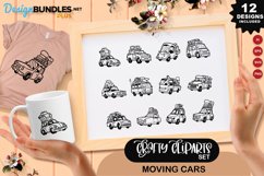 Moving Cars Clipart Set Product Image 1