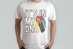 It's in my DNA Mozambique Flag Fingerprint PNG Sublimation Product Image 2