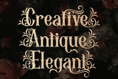 Mozathia | Decorative Display Font Product Image 3