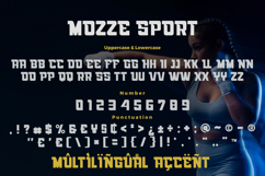Mozze Sport - Strength Display Font Product Image 7