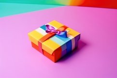 Colorful present box background Product Image 1