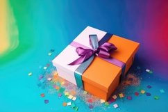 Colorful present box background Product Image 1