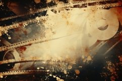 36 different vintage filmstrip backgrounds in sepia colors Product Image 10