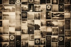 36 different vintage filmstrip backgrounds in sepia colors Product Image 11