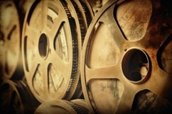 36 different vintage filmstrip backgrounds in sepia colors Product Image 22