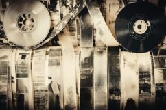 36 different vintage filmstrip backgrounds in sepia colors Product Image 26
