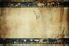 A vintage filmstrip background in sepia colors Product Image 1