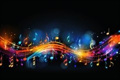 A colorful modern music background Product Image 1
