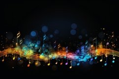 A colorful modern music background Product Image 1