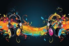 12x different colorful modern music backgrounds Product Image 9
