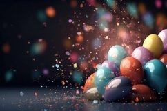 Festive balloons birthday background Product Image 1