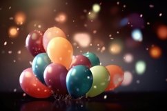 12x Festive balloons birthday backgrounds Product Image 5