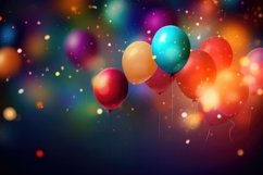 12x Festive balloons birthday backgrounds Product Image 6