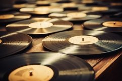 A vintage vinyl music background Product Image 1
