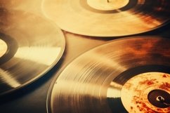 A vintage vinyl music background Product Image 1