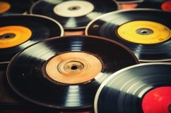 A vintage vinyl music background Product Image 1