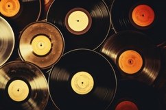 A vintage vinyl music background Product Image 1