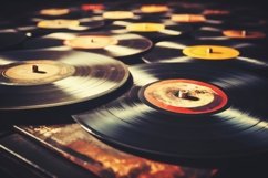 A vintage vinyl music background Product Image 1