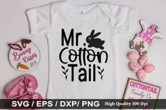 Mr. Cotton Tail SVG - Easter Design Product Image 1