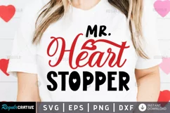 Mr heart stopper SVG, The Heart Stopper SVG Design Product Image 1