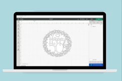 Happy 50th Birthday Card SVG With Pop up Flowers Product Image 4