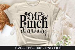 Mr Pinch Charming - St. Patrick's Day SVG Design Product Image 1