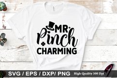 Mr Pinch Charming SVG - St. Patrick&#039;s Day Design Product Image 1
