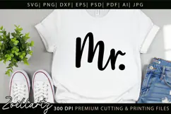 Family Love SVG MR Valentine Mister Dad Husband T-shirt Mug Product Image 2
