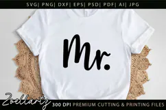 Family Love SVG MR Valentine Mister Dad Husband T-shirt Mug Product Image 5