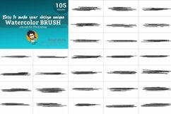 Watercolor Brush Bundle 04 Product Image 6