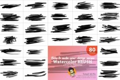 Watercolor Brush Bundle 04 Product Image 12