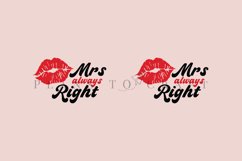 mrs always right coffee glass wrap svg glass mug svg presized for 11oz and 15oz glass ready to cut and sublimation files