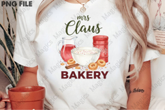 Mrs Claus Bakery Watercolor PNG Product Image 2