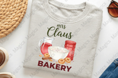 Mrs Claus Bakery Watercolor PNG Product Image 3