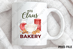 Mrs Claus Bakery Watercolor PNG Product Image 4