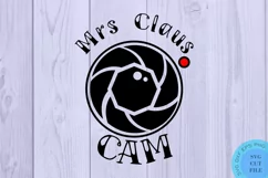 Mrs Claus Cam Svg Christmas Svg Christmas Ornament Svg Product Image 2