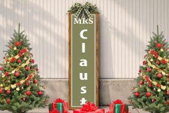 Christmas Porch Sign SVG Bundle 18 Vertical Designs Product Image 10