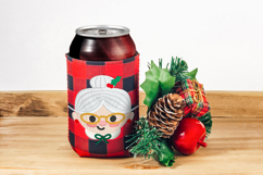 Mrs Claus Face Mini Embroidery