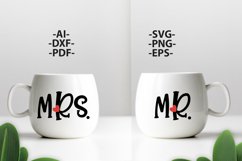 Mr And Mrs Valentines | Mr And Mrs Svg Product Image 1