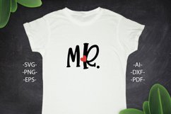 Mr And Mrs Valentines | Mr And Mrs Svg Product Image 4
