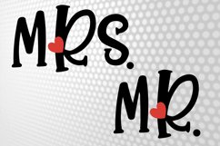 Mr And Mrs Valentines | Mr And Mrs Svg Product Image 3