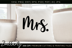 Family Love SVG MRS Valentine Mom Wife T-shirt Mug Tote Bag Product Image 1