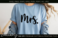 Family Love SVG MRS Valentine Mom Wife T-shirt Mug Tote Bag Product Image 3