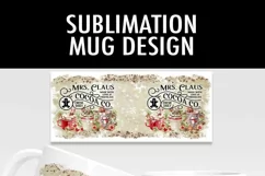 Mrs Claus Cocoa Co 11 & 15 oz Christmas Mug Sublimation PNG Product Image 2